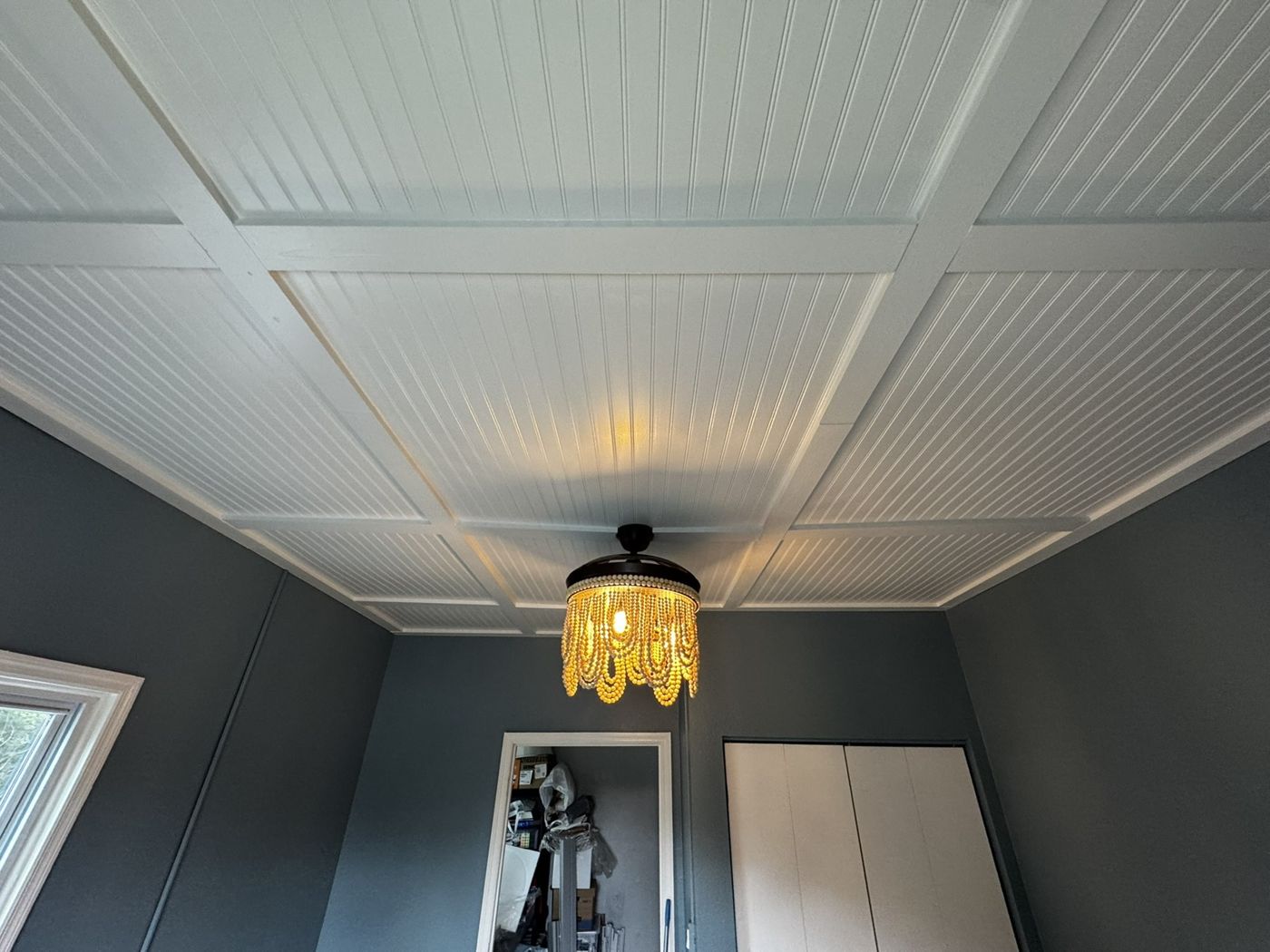 Beadboard Ceiling & Trim Upgrade — After — second view